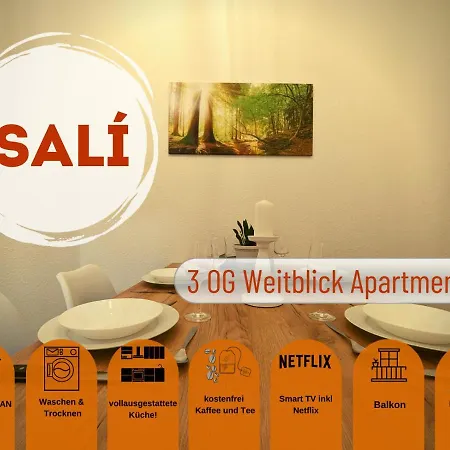 Sali-homes/weitblick Apartment/4pax/modern Ausgestattet /mit Kueche Apartment Markranstaedt